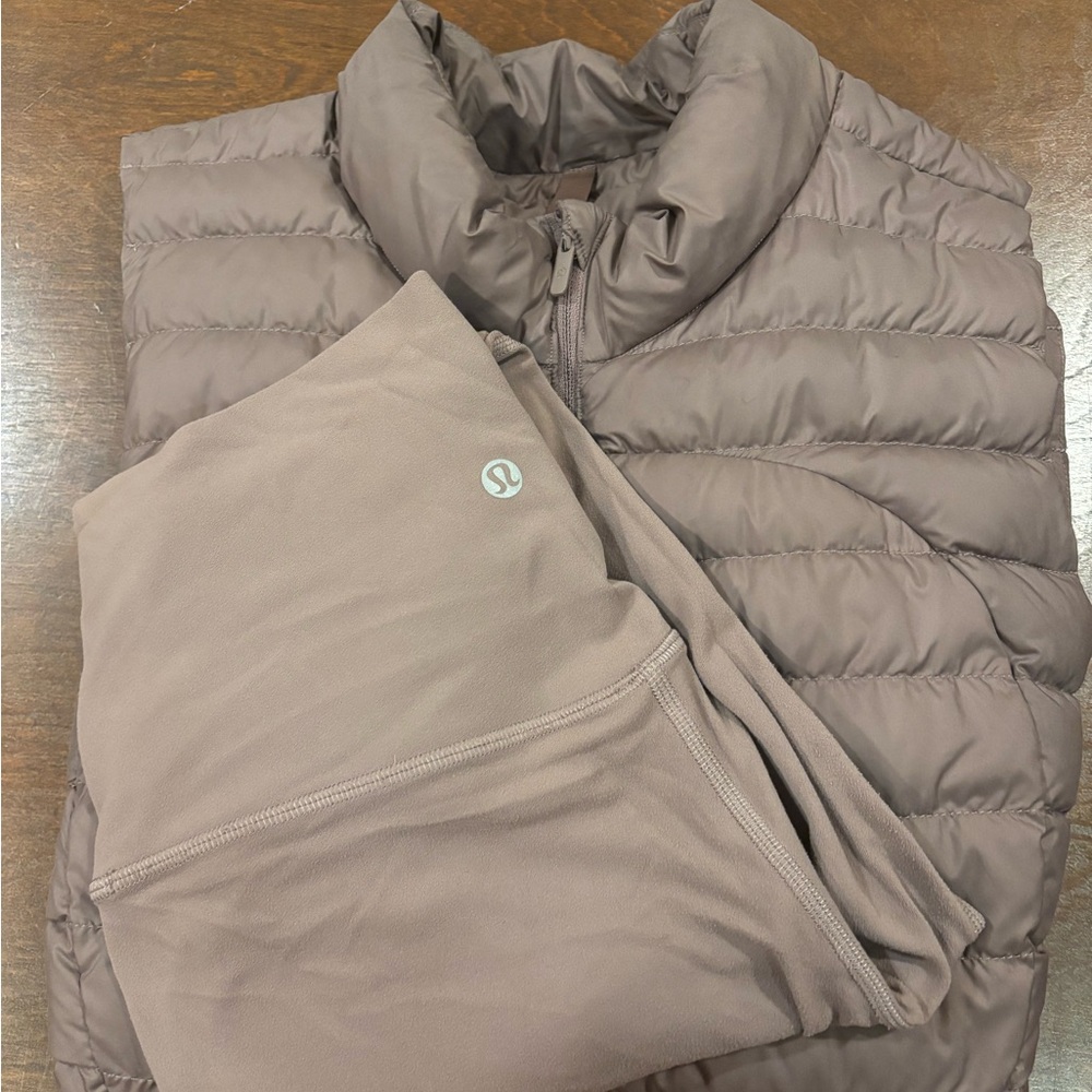 Lululemon Athletica Taupe Leggings